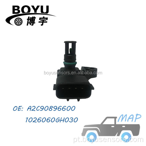 SENSOR DE PRESSÃO DO MAPA OEM A2C90896600 1026060GH030